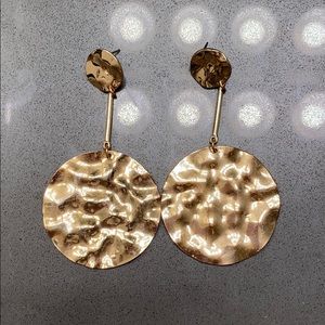 Gold earrings